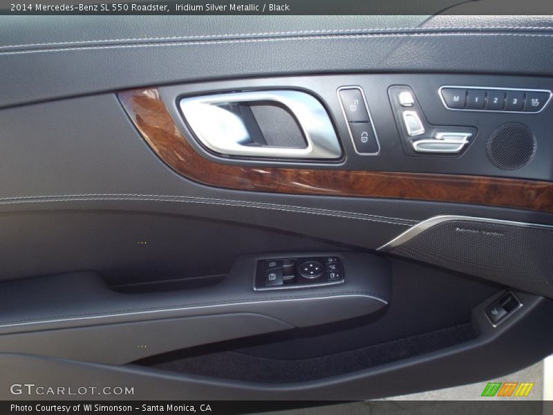 Iridium Silver Metallic / Black 2014 Mercedes-Benz SL 550 Roadster