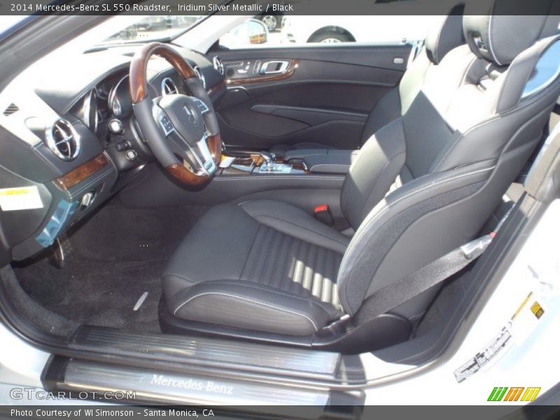 Iridium Silver Metallic / Black 2014 Mercedes-Benz SL 550 Roadster