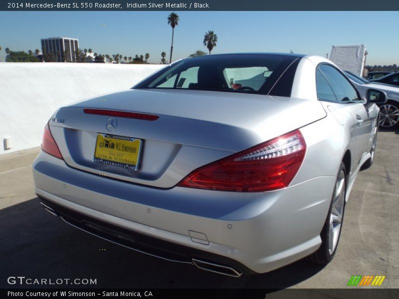 Iridium Silver Metallic / Black 2014 Mercedes-Benz SL 550 Roadster
