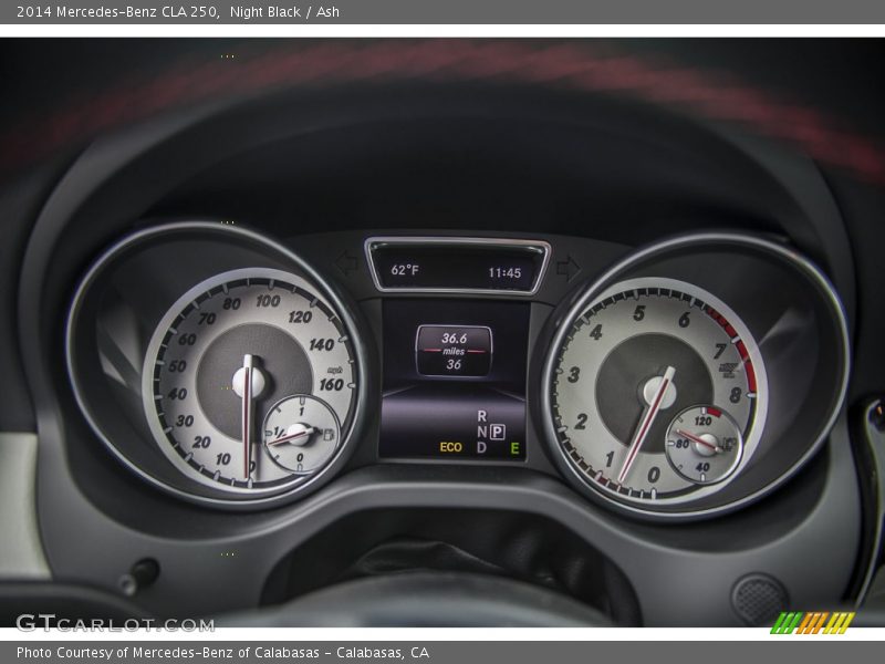  2014 CLA 250 250 Gauges