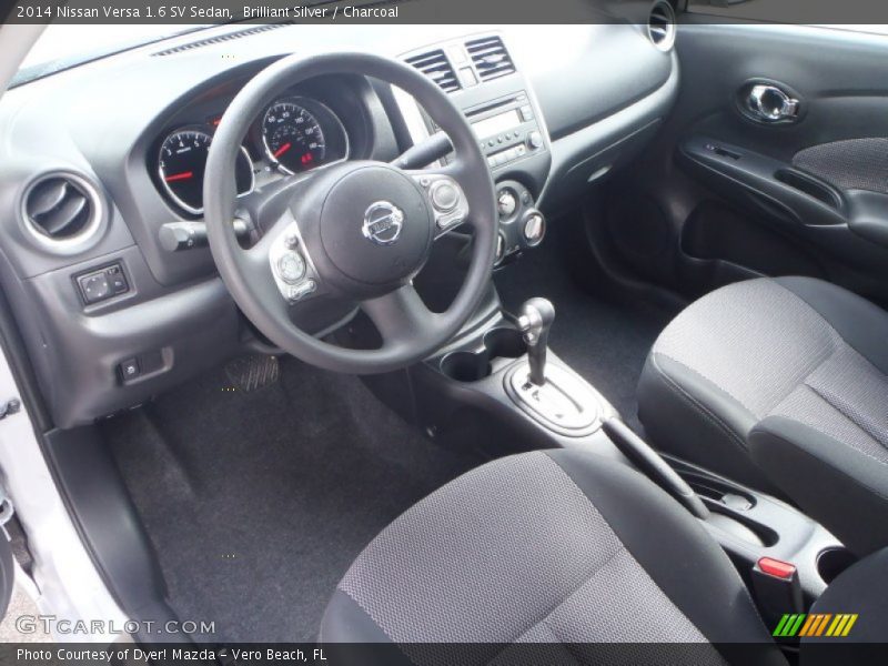 Brilliant Silver / Charcoal 2014 Nissan Versa 1.6 SV Sedan