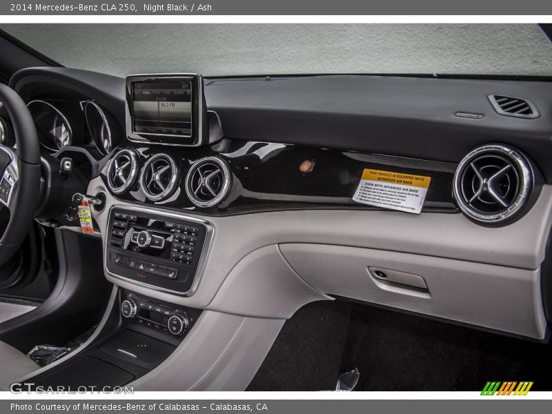 Dashboard of 2014 CLA 250