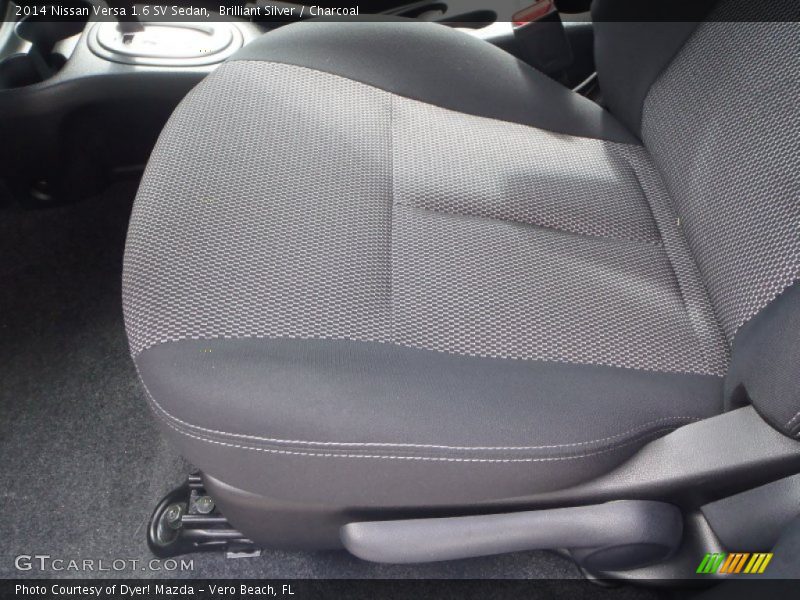 Brilliant Silver / Charcoal 2014 Nissan Versa 1.6 SV Sedan