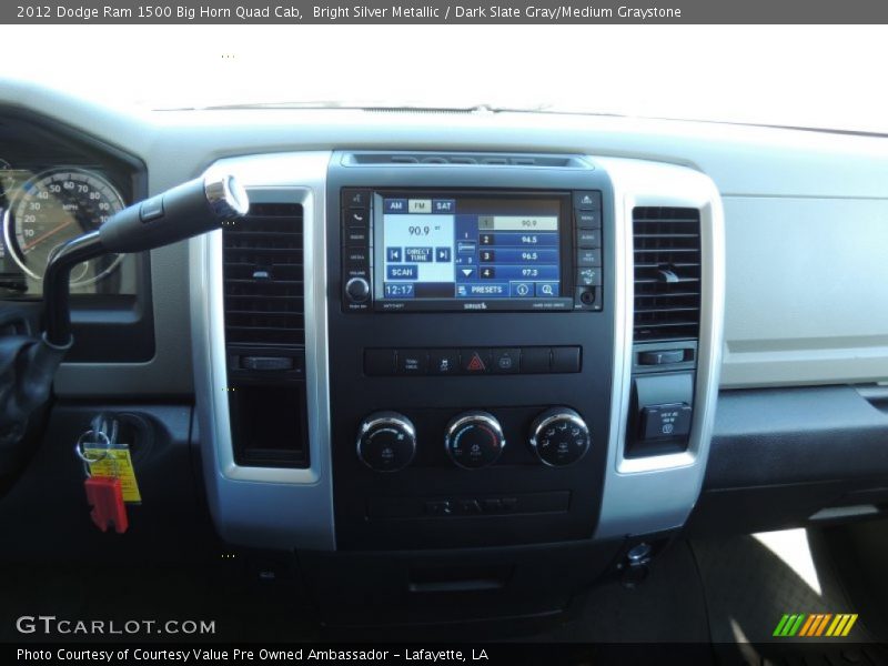 Bright Silver Metallic / Dark Slate Gray/Medium Graystone 2012 Dodge Ram 1500 Big Horn Quad Cab