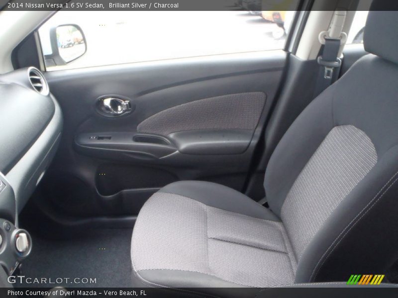 Brilliant Silver / Charcoal 2014 Nissan Versa 1.6 SV Sedan