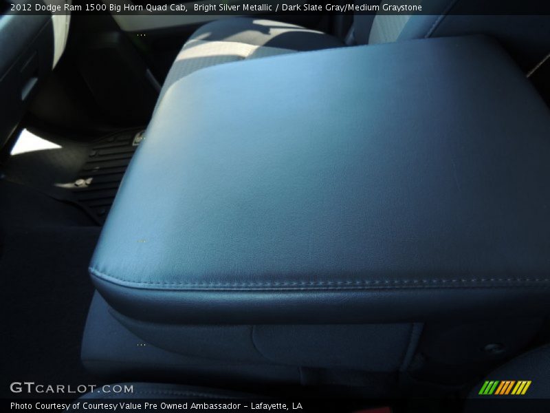 Bright Silver Metallic / Dark Slate Gray/Medium Graystone 2012 Dodge Ram 1500 Big Horn Quad Cab