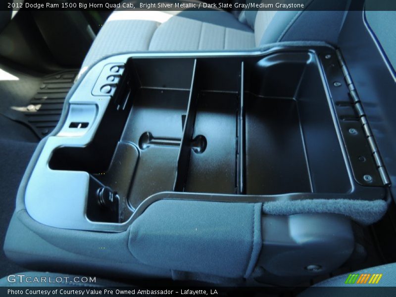 Bright Silver Metallic / Dark Slate Gray/Medium Graystone 2012 Dodge Ram 1500 Big Horn Quad Cab