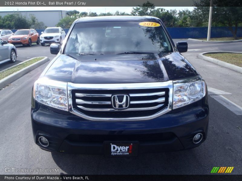 Bali Blue Pearl / Gray 2012 Honda Pilot EX-L