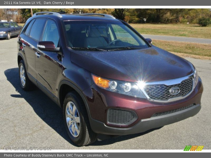 Dark Cherry / Beige 2011 Kia Sorento LX V6