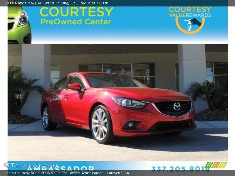 Soul Red Mica / Black 2014 Mazda MAZDA6 Grand Touring