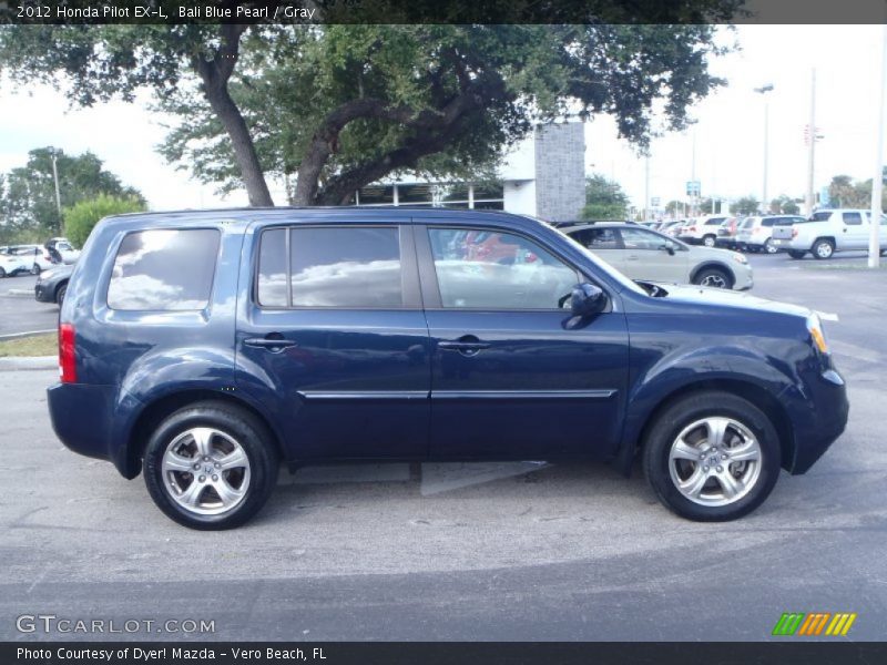 Bali Blue Pearl / Gray 2012 Honda Pilot EX-L