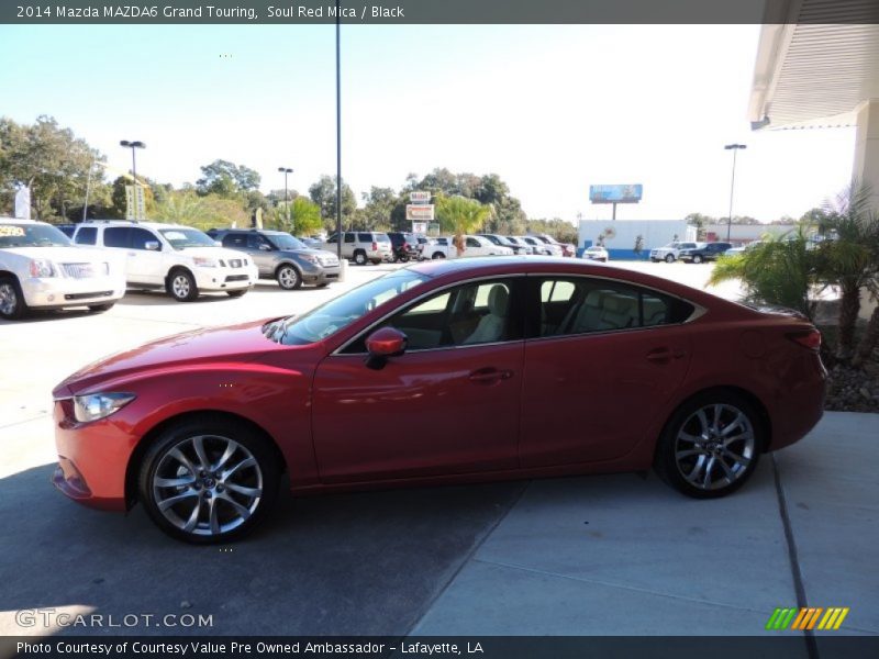 Soul Red Mica / Black 2014 Mazda MAZDA6 Grand Touring