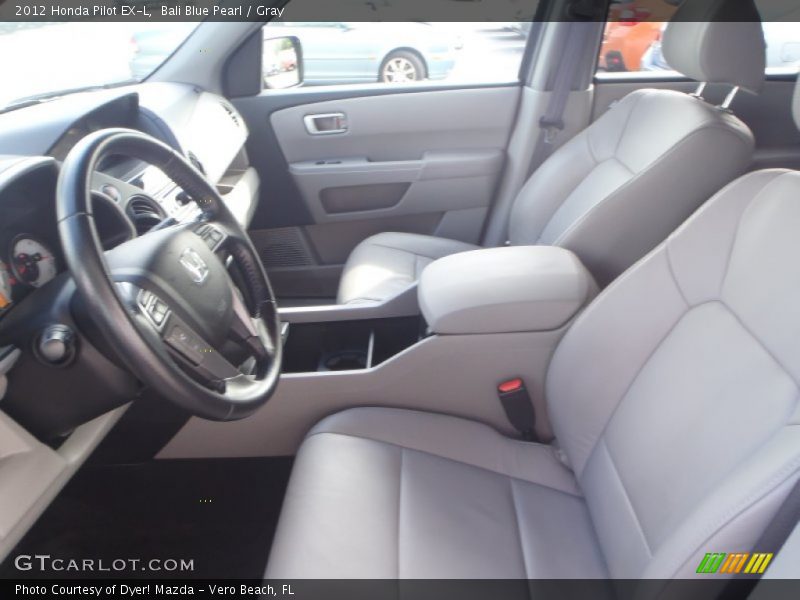 Bali Blue Pearl / Gray 2012 Honda Pilot EX-L