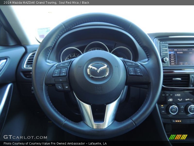 Soul Red Mica / Black 2014 Mazda MAZDA6 Grand Touring