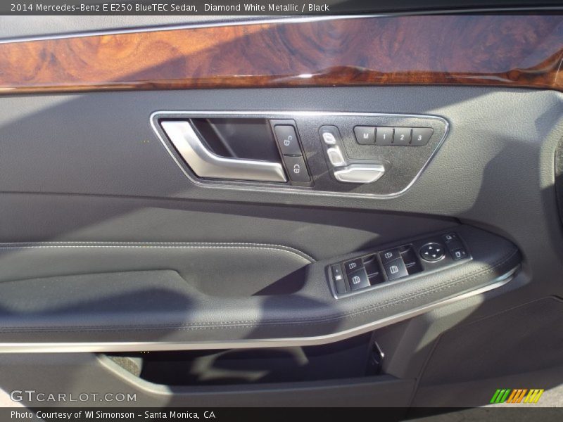 Diamond White Metallic / Black 2014 Mercedes-Benz E E250 BlueTEC Sedan