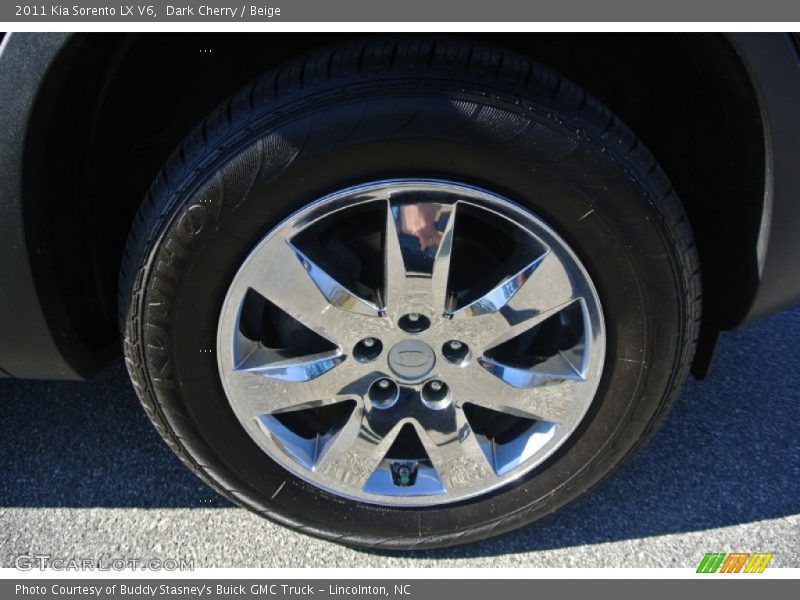 Dark Cherry / Beige 2011 Kia Sorento LX V6