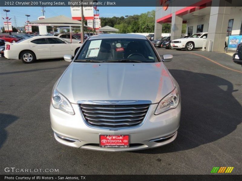 Bright Silver Metallic / Black 2012 Chrysler 200 Touring Sedan