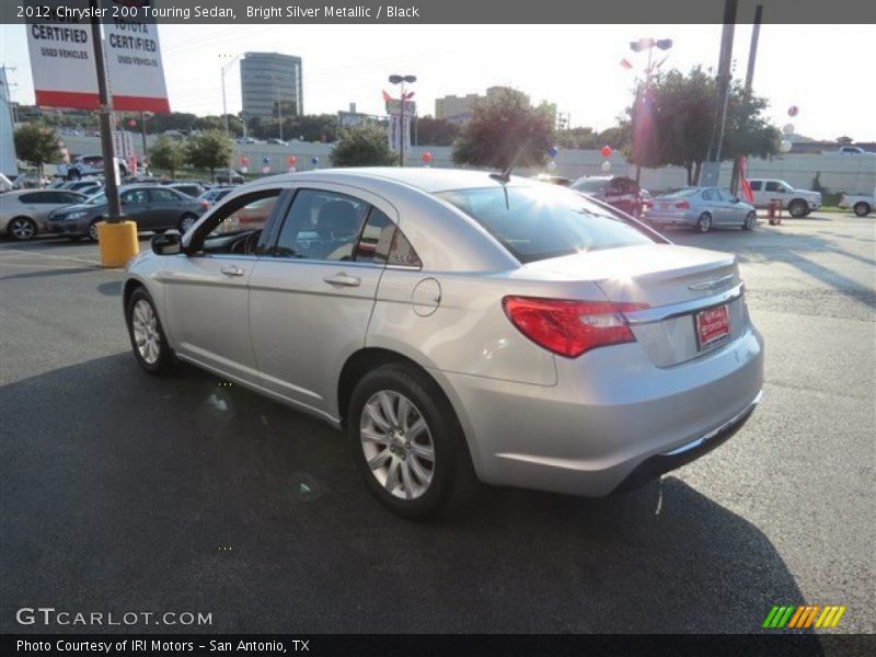 Bright Silver Metallic / Black 2012 Chrysler 200 Touring Sedan