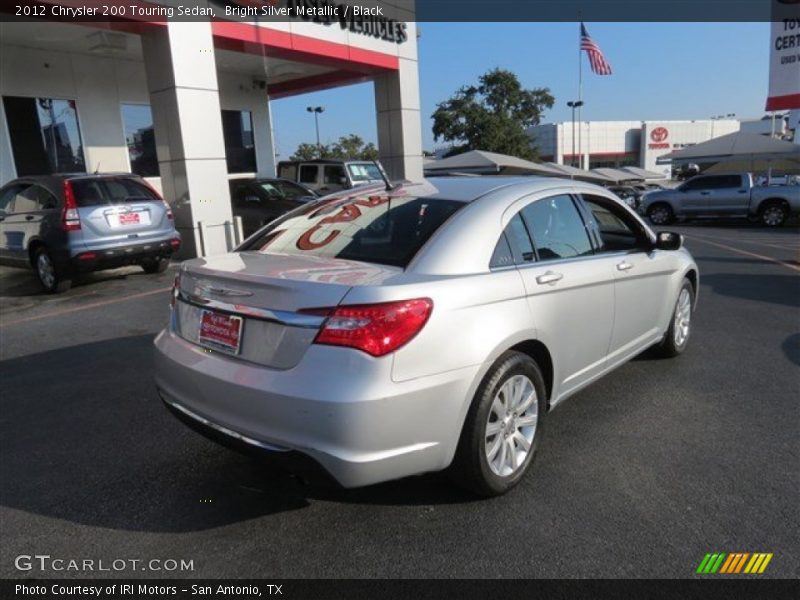 Bright Silver Metallic / Black 2012 Chrysler 200 Touring Sedan