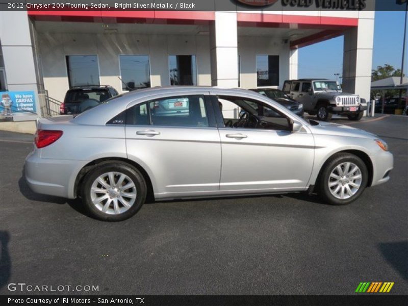 Bright Silver Metallic / Black 2012 Chrysler 200 Touring Sedan