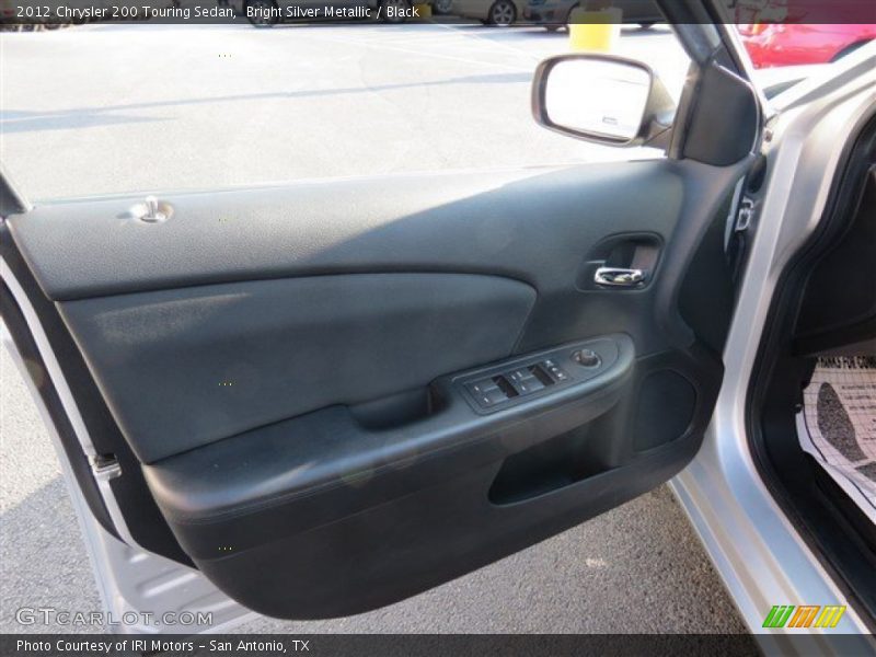 Bright Silver Metallic / Black 2012 Chrysler 200 Touring Sedan
