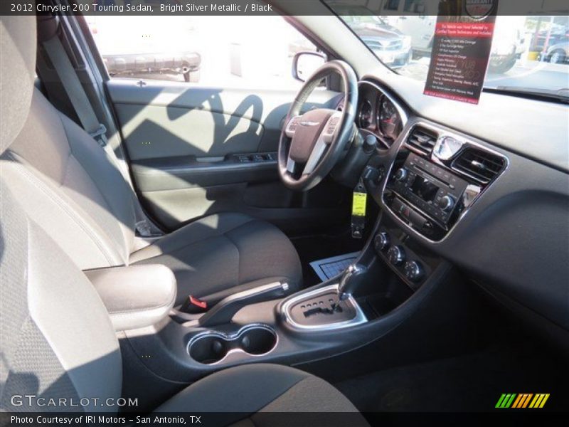 Bright Silver Metallic / Black 2012 Chrysler 200 Touring Sedan