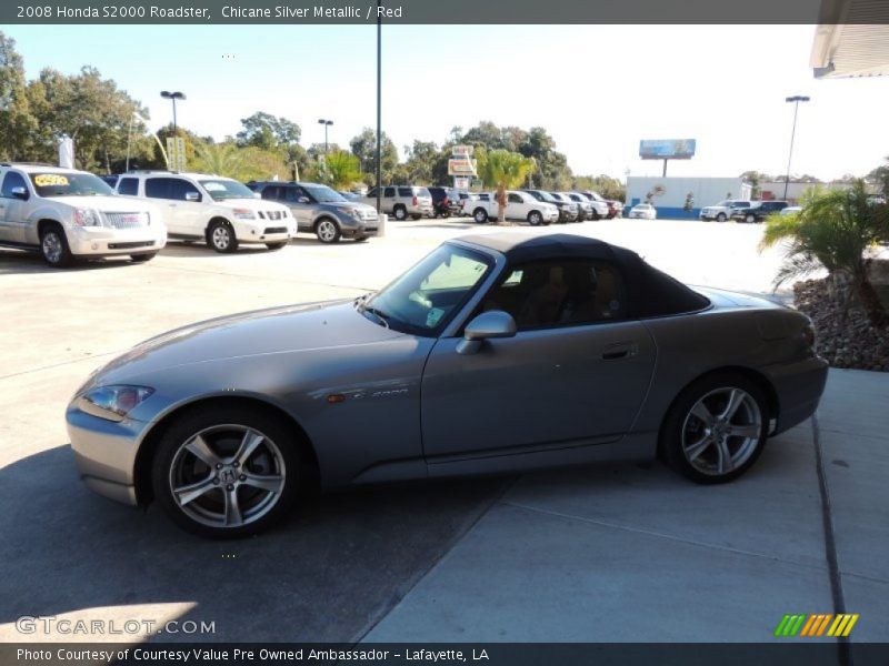 Chicane Silver Metallic / Red 2008 Honda S2000 Roadster