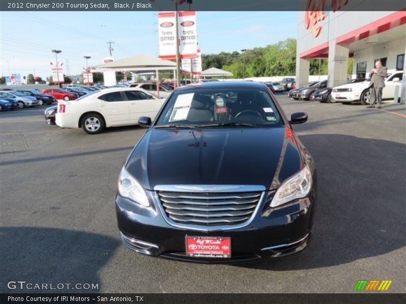 Black / Black 2012 Chrysler 200 Touring Sedan