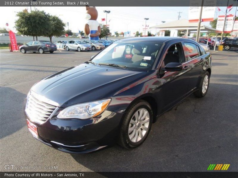 Black / Black 2012 Chrysler 200 Touring Sedan
