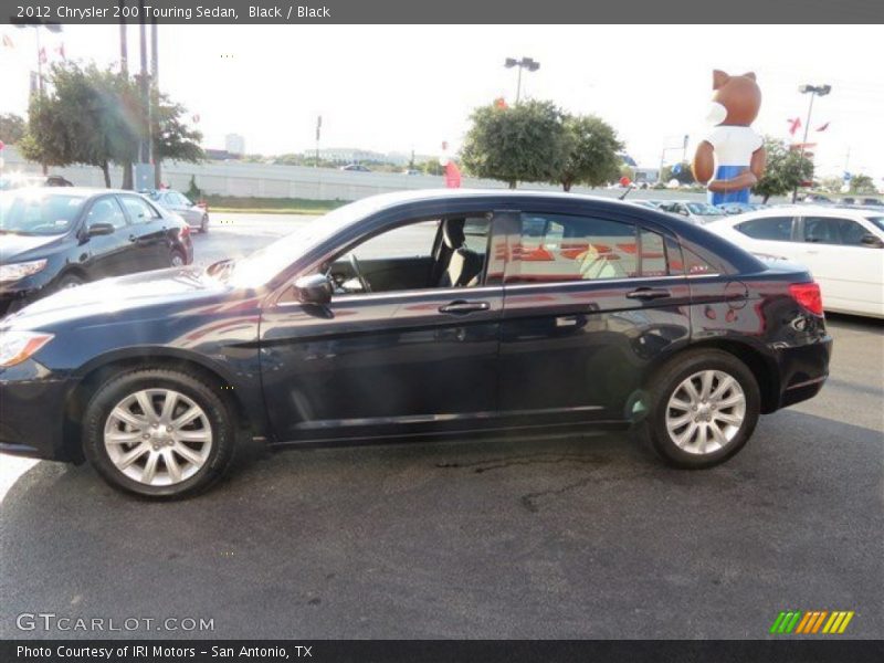 Black / Black 2012 Chrysler 200 Touring Sedan