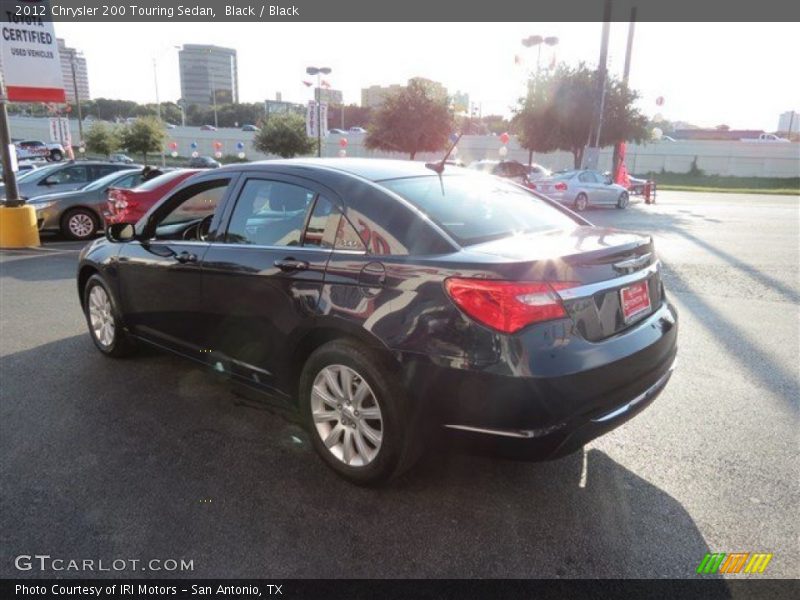 Black / Black 2012 Chrysler 200 Touring Sedan