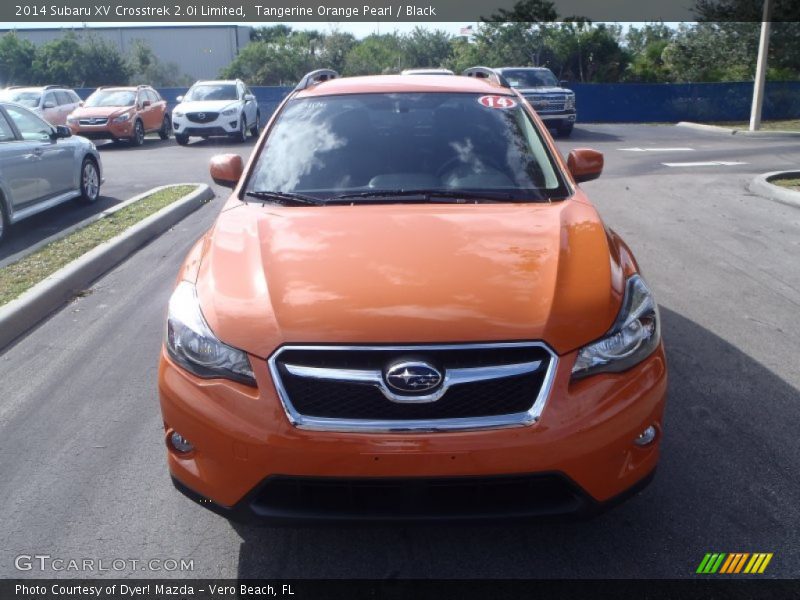 Tangerine Orange Pearl / Black 2014 Subaru XV Crosstrek 2.0i Limited