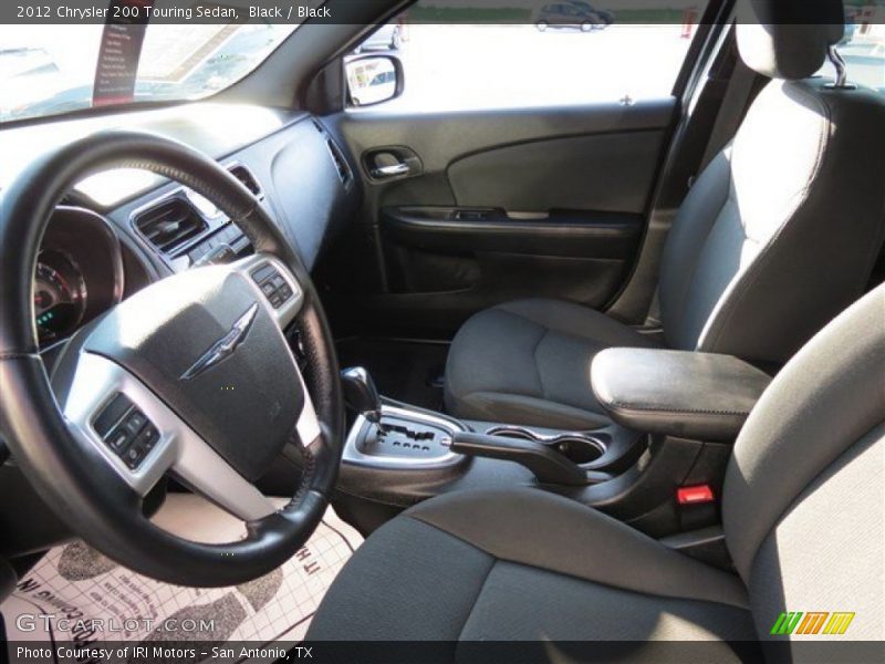 Black / Black 2012 Chrysler 200 Touring Sedan