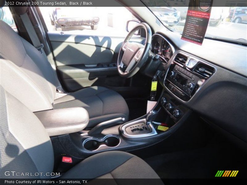 Black / Black 2012 Chrysler 200 Touring Sedan
