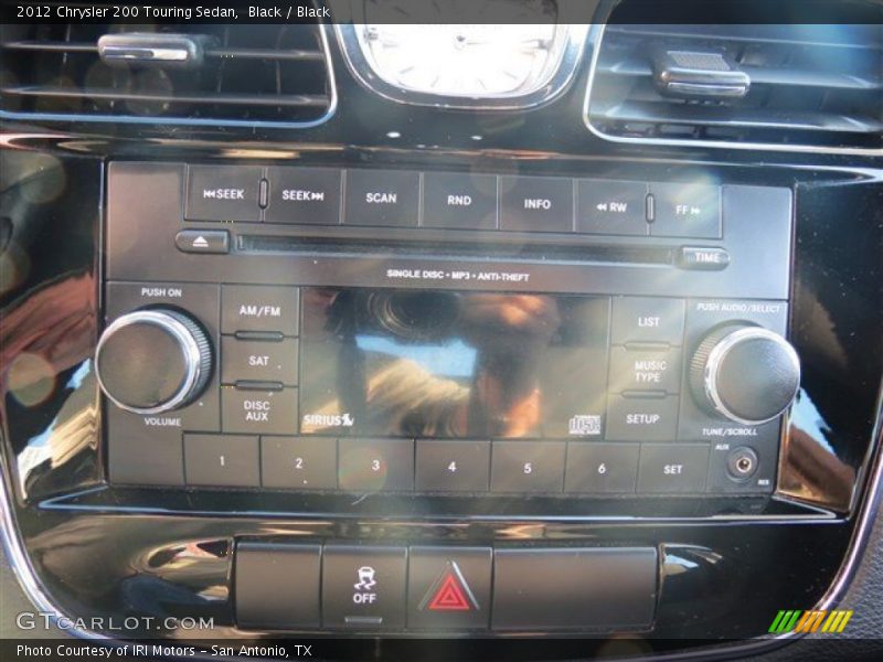 Black / Black 2012 Chrysler 200 Touring Sedan