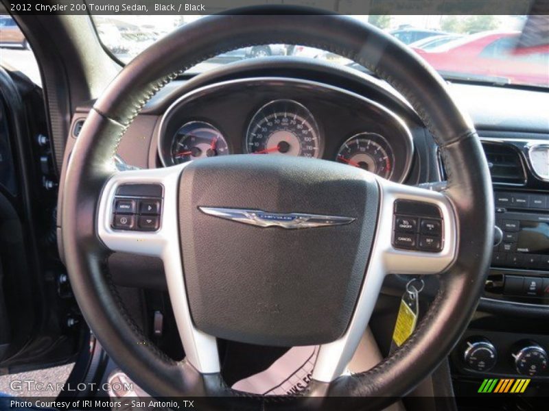 Black / Black 2012 Chrysler 200 Touring Sedan