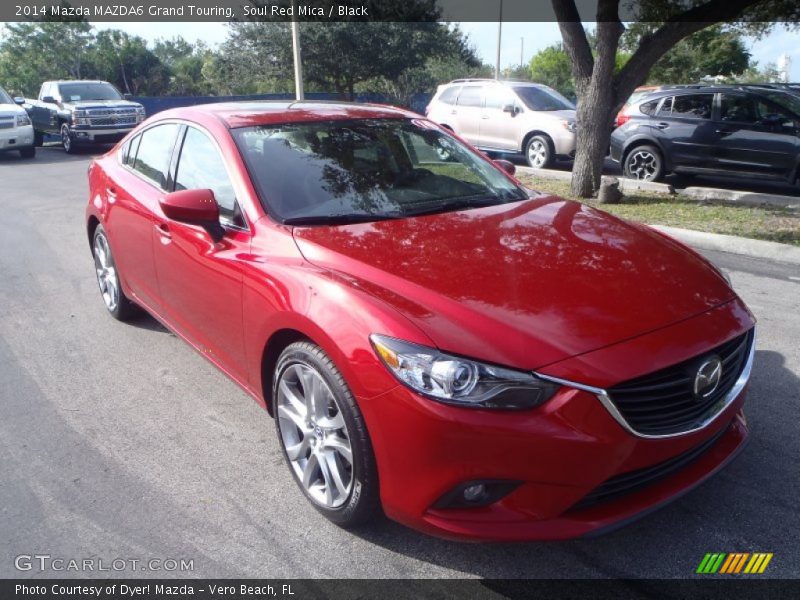 Soul Red Mica / Black 2014 Mazda MAZDA6 Grand Touring