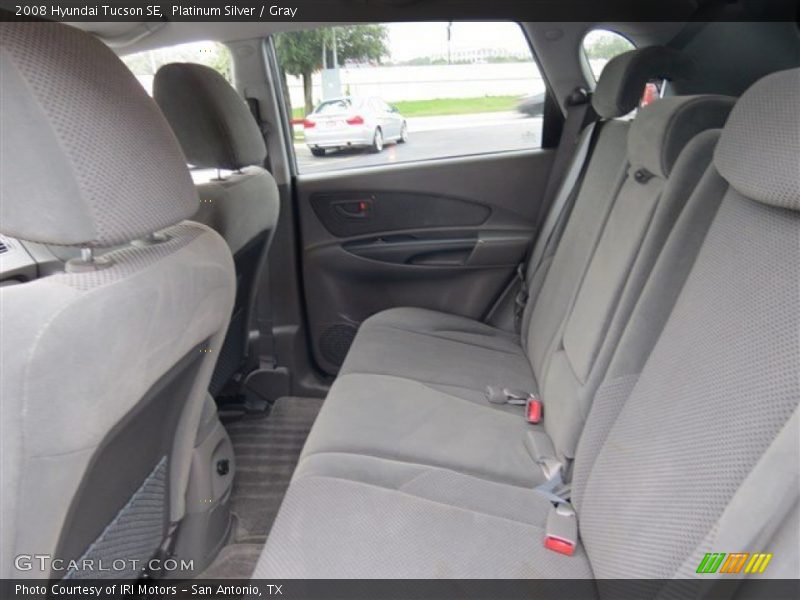 Platinum Silver / Gray 2008 Hyundai Tucson SE