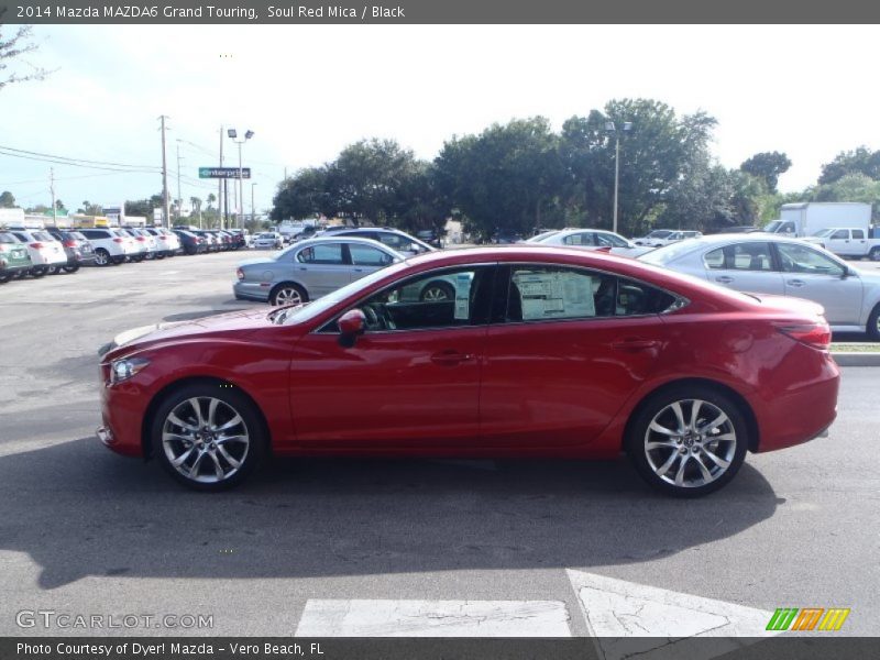 Soul Red Mica / Black 2014 Mazda MAZDA6 Grand Touring