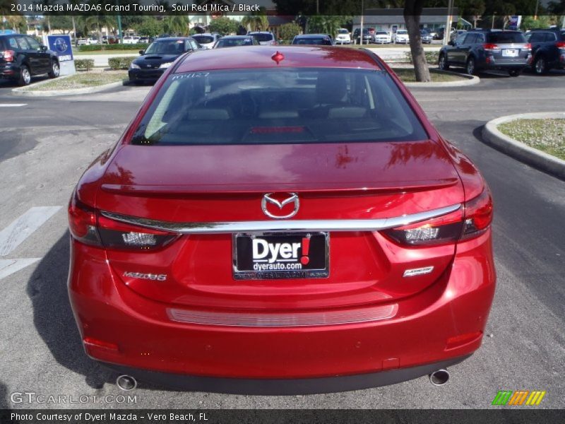 Soul Red Mica / Black 2014 Mazda MAZDA6 Grand Touring