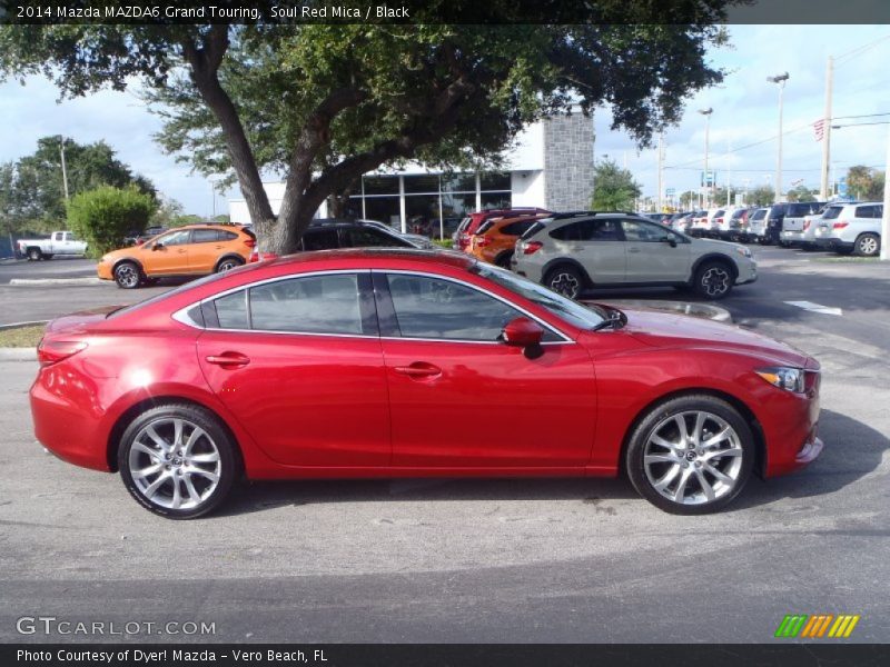 Soul Red Mica / Black 2014 Mazda MAZDA6 Grand Touring
