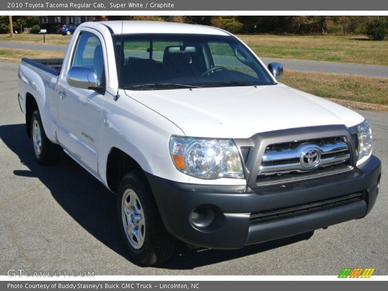 Super White / Graphite 2010 Toyota Tacoma Regular Cab