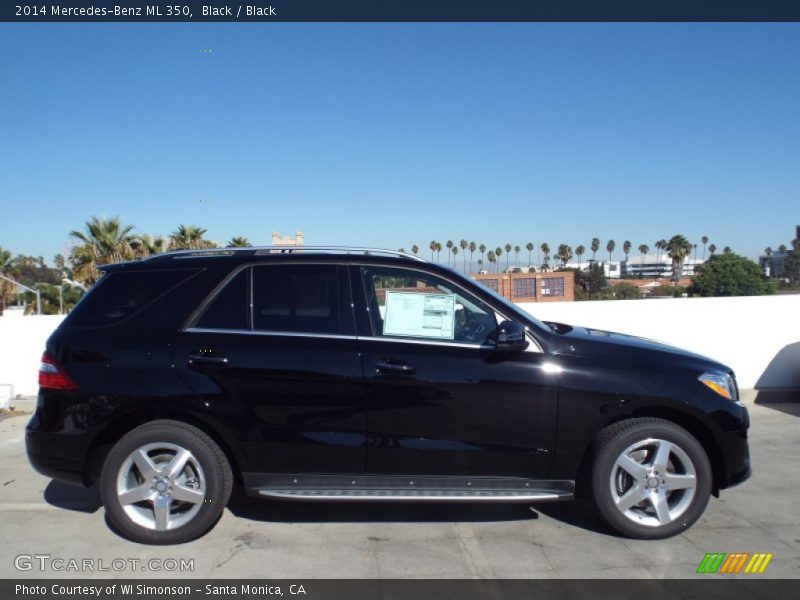 Black / Black 2014 Mercedes-Benz ML 350
