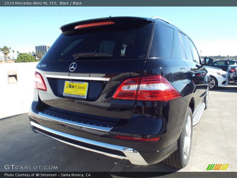 Black / Black 2014 Mercedes-Benz ML 350