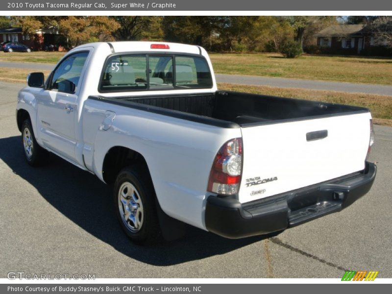 Super White / Graphite 2010 Toyota Tacoma Regular Cab