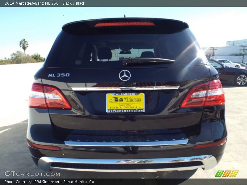 Black / Black 2014 Mercedes-Benz ML 350