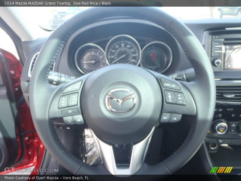 Soul Red Mica / Black 2014 Mazda MAZDA6 Grand Touring