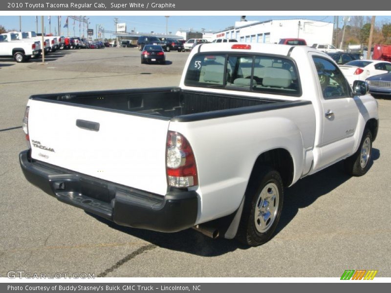 Super White / Graphite 2010 Toyota Tacoma Regular Cab
