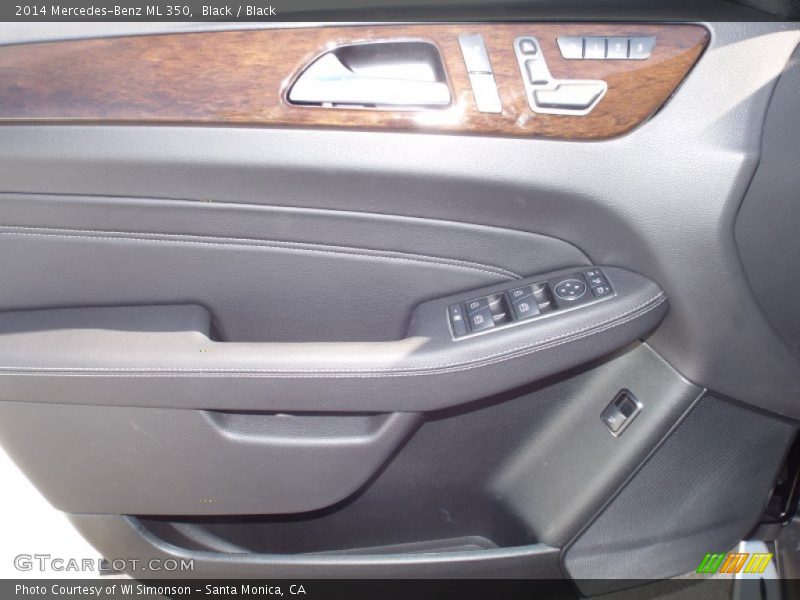 Black / Black 2014 Mercedes-Benz ML 350