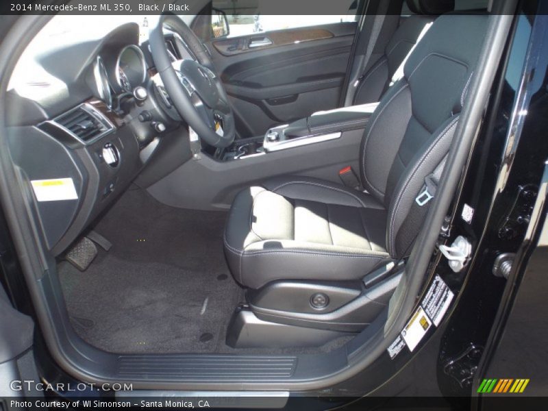 Black / Black 2014 Mercedes-Benz ML 350